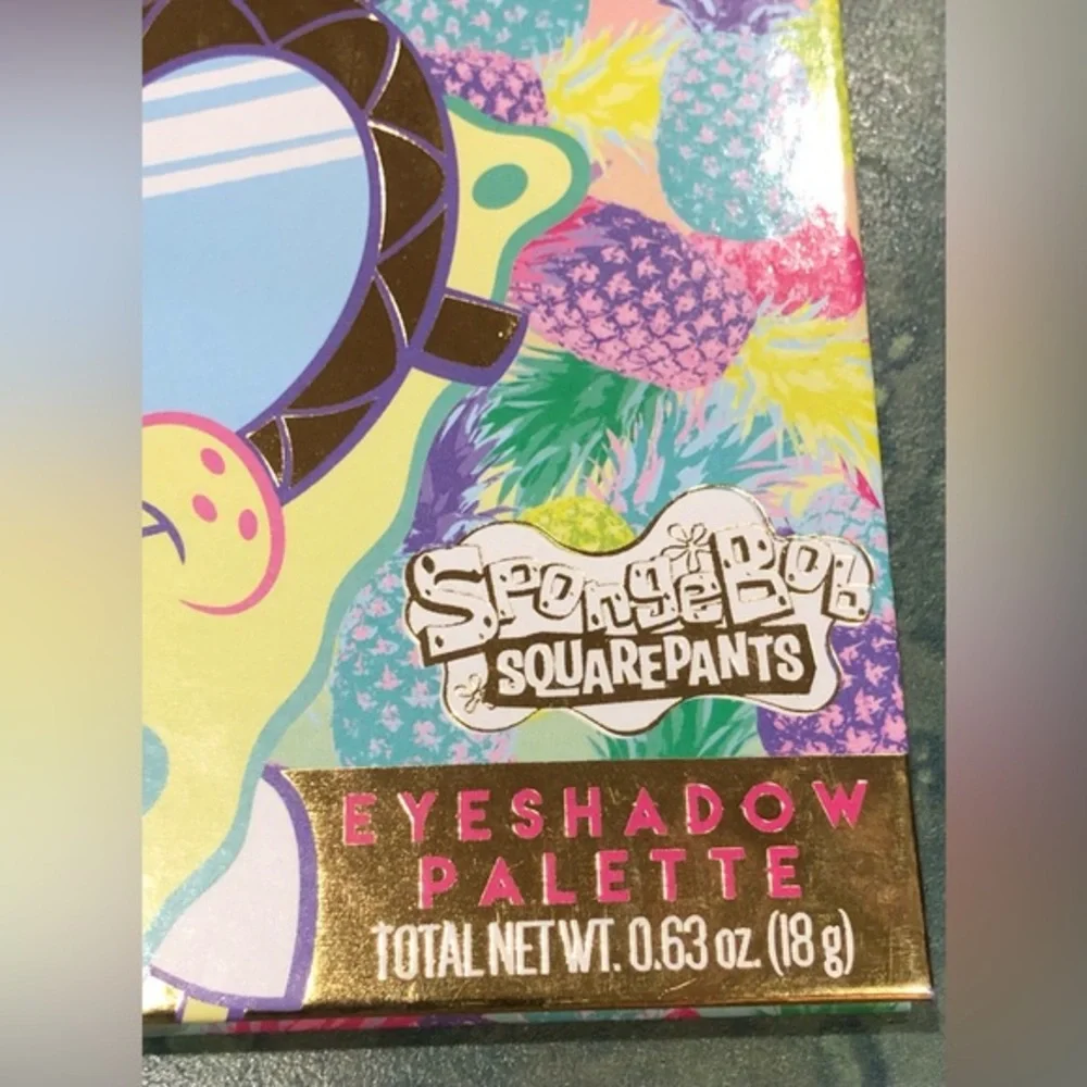 Nickelodeon Spongebob Squarepants‎ 12quad tropics themed eyeshadow palette new